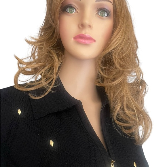 St John Sport Essentials knit black sweater size S - Picture 8 of 13